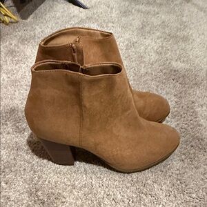 Old Navy Tan Ankle Booties